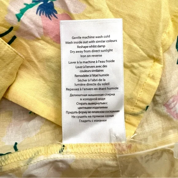 ModCloth x Emily and Fin Annie Top Yellow Floral Button Top - Picture 9 of 10